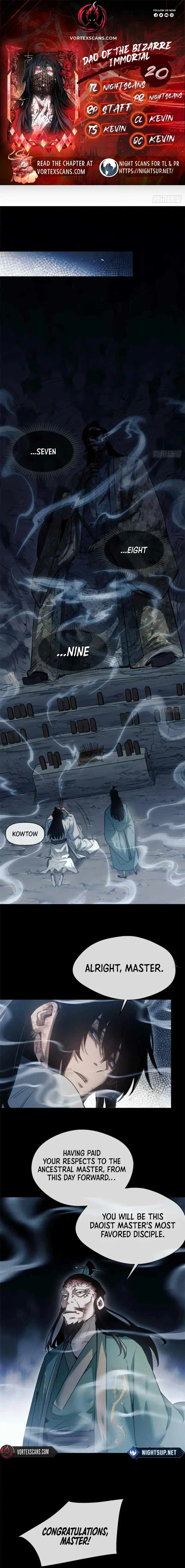 Let's Read Dao of the Bizarre Immortal Chapter 20 Manga Manhwa Comic toon Online Everyday English Translation on Reaper Scan