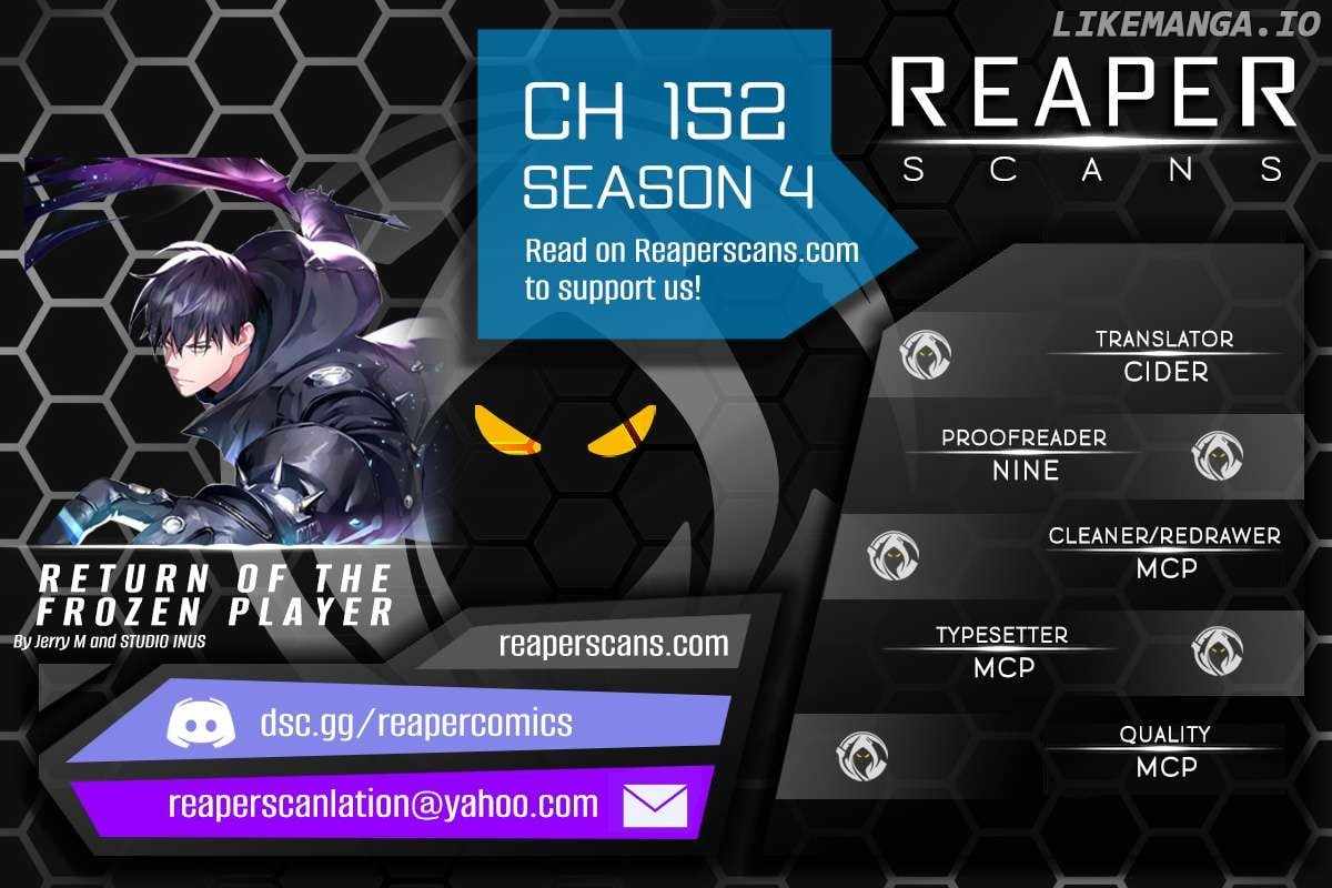 Let's Read Return of the Frozen Player Chapter 152 Manga Manhwa Comic toon Online Everyday English Translation on Reaper Scan