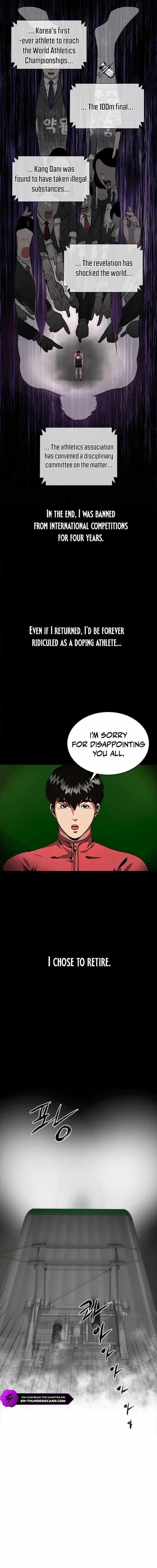 Let's Read Sprinter : Underworld Chapter 1 Manga Manhwa Comic toon Online Everyday English Translation on Reaper Scan