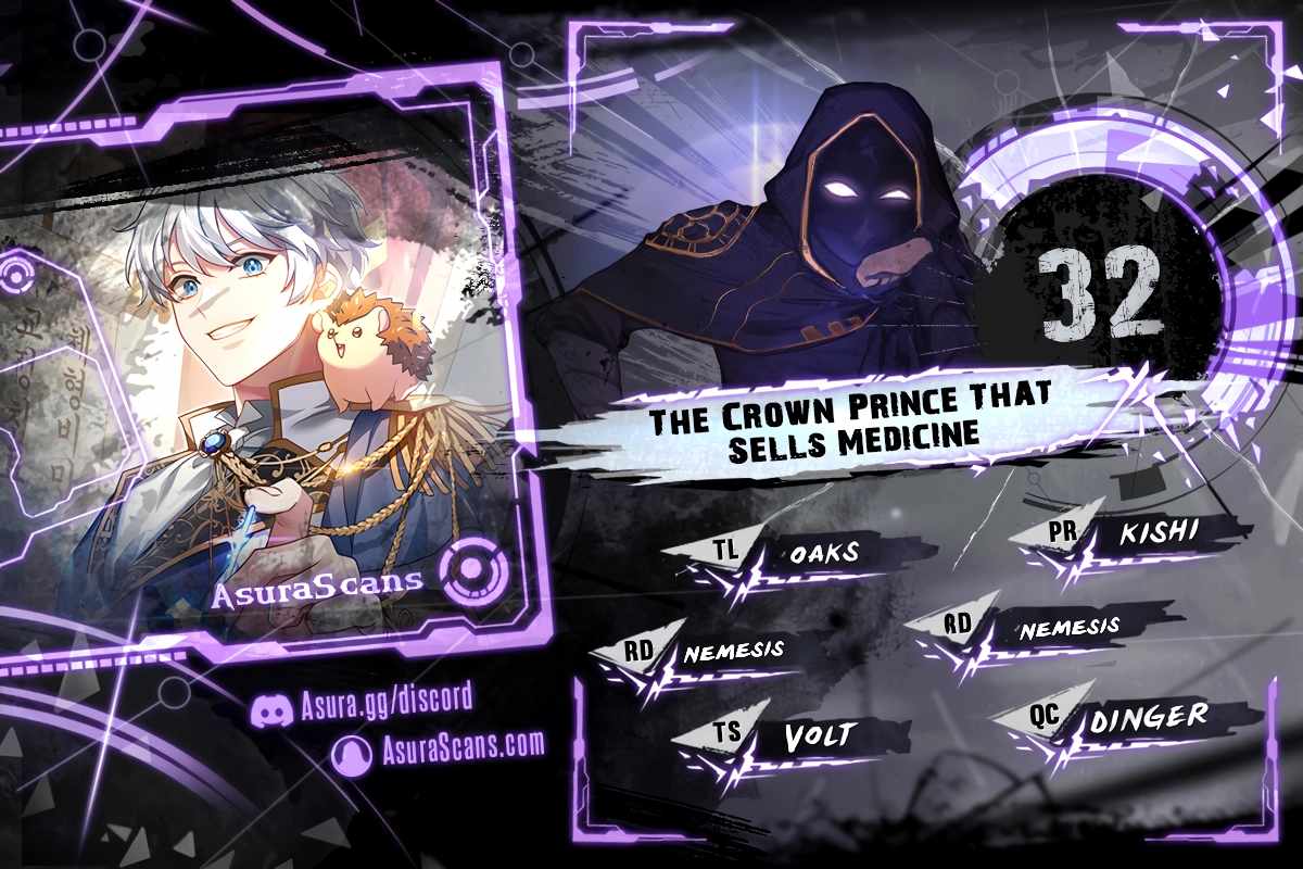 Let's Read The Crown Prince That Sells Medicine Chapter 32 Manga Manhwa Comic toon Online Everyday English Translation on Reaper Scan