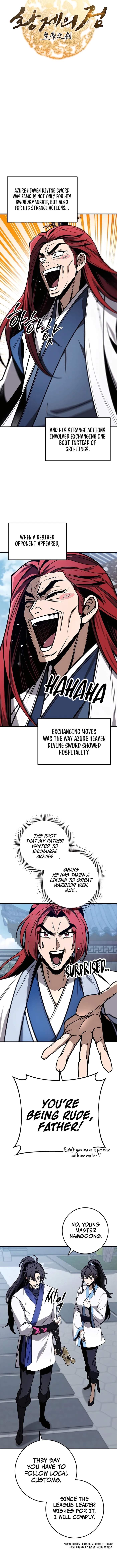 Let's Read THE EMPEROR'S SWORD Chapter 71 Manga Manhwa Comic toon Online Everyday English Translation on Reaper Scan